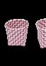 SET OF 3 PANIERS DE BAIN ROUGE