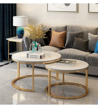 table-de-base-duo-dore-marbre-blanc-80x60cm table-de-base-duo-dore-marbre-blanc-80x60cm