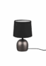 REALITY LAMPE DE TABLE MALU CERAMIC NICKEL ANTIQU CHAP NOIR
