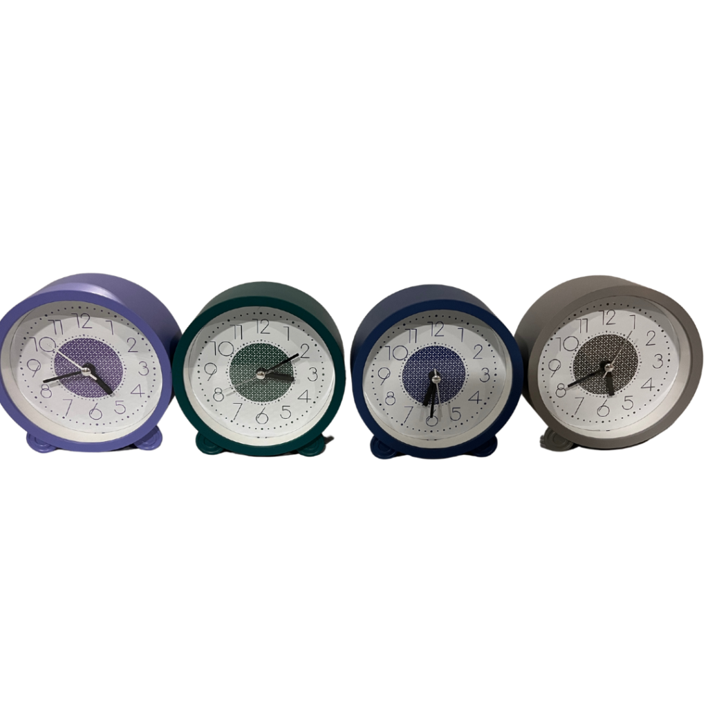 Réveils - reveil ancien diamètre 8 cm fonctionne représente le monde