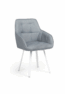 GORI CHAISE GRIS AVEC PIEDS BLANC WOOLY