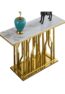 BUFFET LUXURY EN MARRE BLANC PIDS GEOMETRIQUE EN ACIER