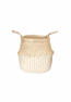 VETNAM PANIER OSIER BEIGE 26x15x38 CM