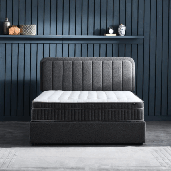 FREYA PACK LIT AVEC RANGEMENT+2 CHEVETS + MATELAS