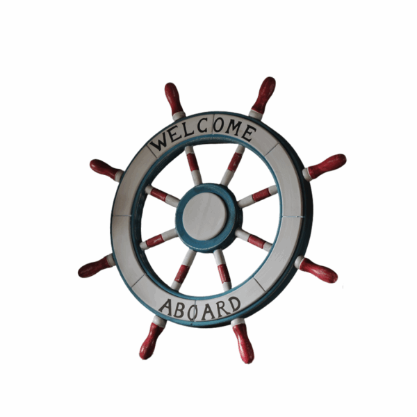 ROUE BATEAU WELCOME ABROAD 62X3.5X62CM