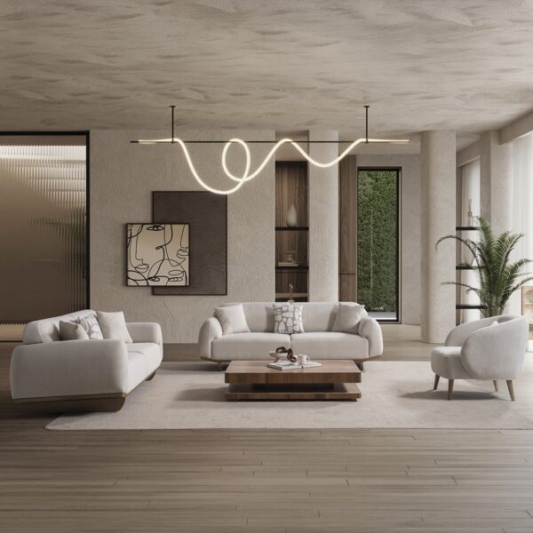 VEGAS SALON 3+3+1+1 CONVERTIBLE LIT