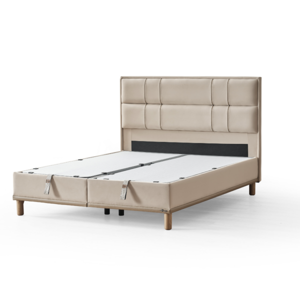 TESLA SOMMIER AVEC RANGEMENT+MATELAS+LINGE DE LIT