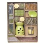 COFFRET -MEDITATION MBIKHRA+BOUGIE+HUILE ESSEN