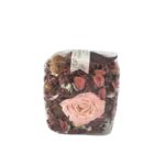 BOITIER POT POURRI ROSE 120 G
