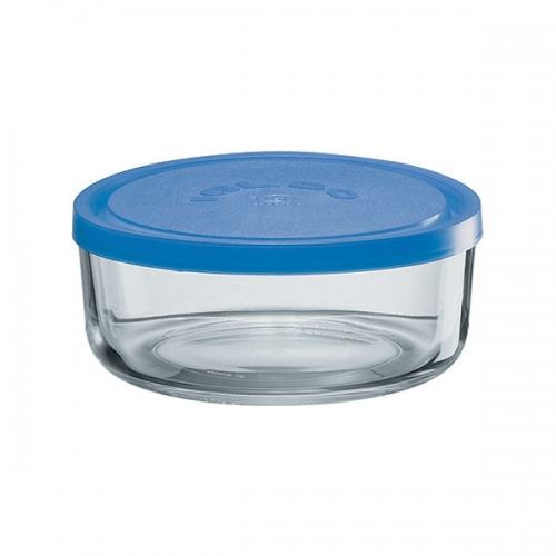 BOITE HERMETIQUE RONDE EN VERRE IGLOO 11 COUV D'AZUR BOITE HERMETIQUE RONDE EN VERRE IGLOO 11 COUV D'AZUR