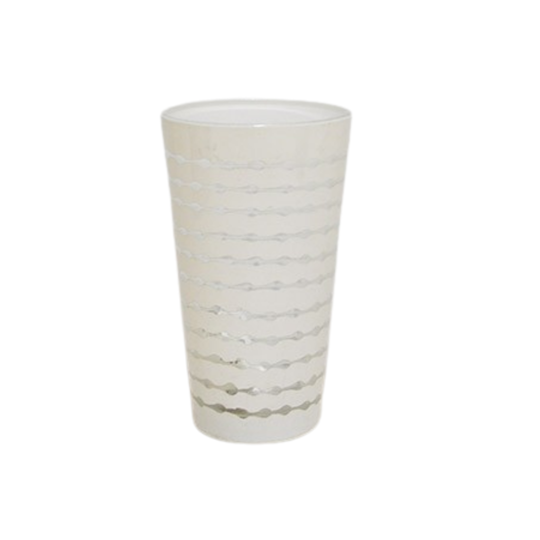 VASE WAVE BLANC 15CM PH 286 VASE WAVE BLANC 15CM PH 286