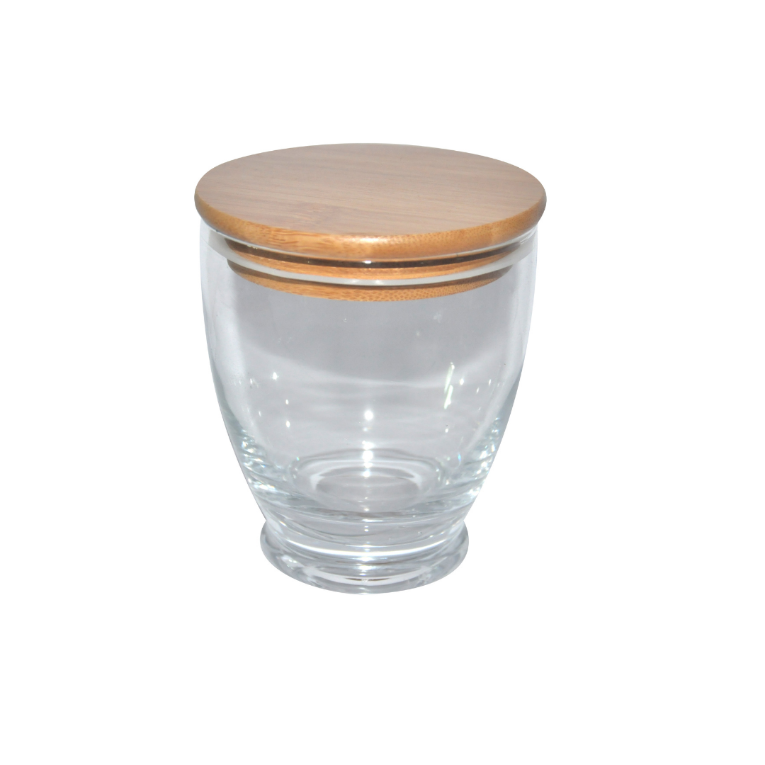 PORTE EPICE EN VERRE COUVERCLE EN BOIS PORTE EPICE EN VERRE COUVERCLE EN BOIS