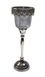 BOUGEOIR PHOTOPHOTRE  VERRE MERCURISE PRESTIGE 11,43X33,02 CM