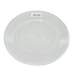 ASSIETTE PLATE  RADIANT VERRE CRISTALISE D 28 CM