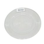 ASSIETTE PLATE  RADIANT VERRE CRISTALISE D 21 CM