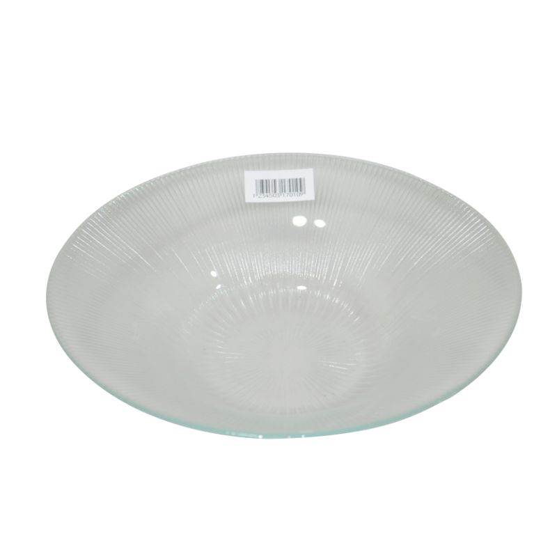 SALADIER EN VERRE CRISTALISE D 30 CM SALADIER EN VERRE CRISTALISE D 30 CM