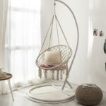 BALANCOIRE BEIGE MACRAME 60 x80cm