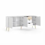 OSLO BUFFET 3 PORTES+3 TIROIRS BLANC