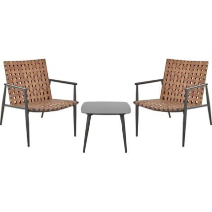 BALCON 2 CHAISES + TABLE BASSE
