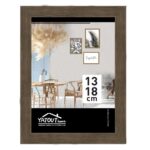 CADRE PHOTO BOIS MARRON - 13 x 18 Cm