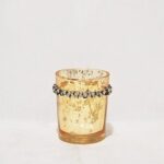 BOUGEOIRE STICK EN ARGENTE AVEC DES PERLES 7CM PH 273