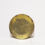 PLAT ORIENTAL 10CM TRESOR ROND CUIVRE  PH88