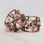 ROND SERVIETTE DECORE PERLE 2PCS
