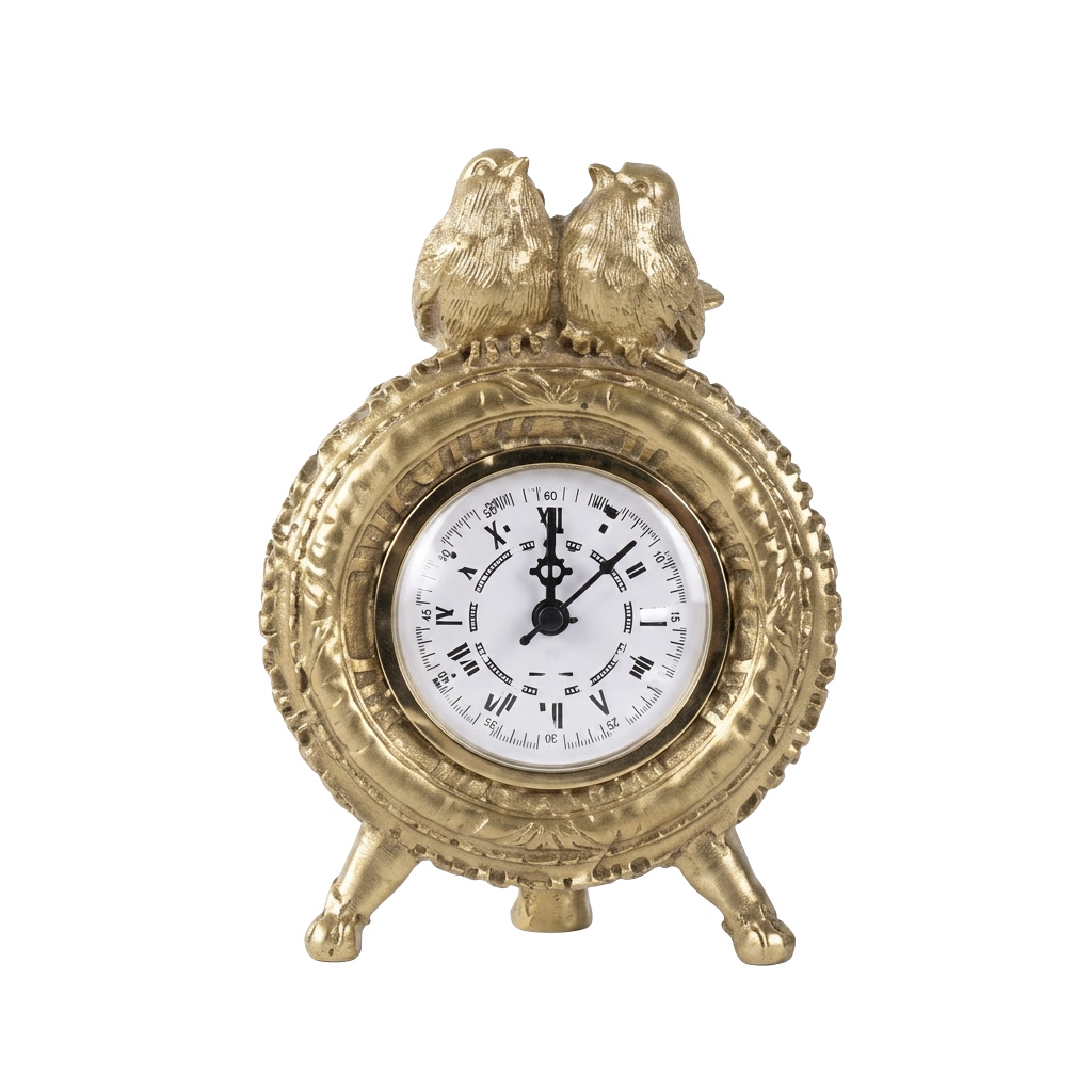 HORLOGE DÉCORATIVE OISEAUX 12,5×7×18,5 CM