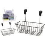 PANIER METAL 2 CROCHETS SUR PORTE