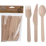 SET 48 COUVERTS  PAPIER KRAFT