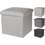 BOITE DE RANGEMENT  POUFF