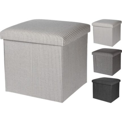 BOITE DE RANGEMENT  POUFF