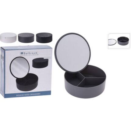 MIROIR AVEC ORGANISATEUR 14XH5CM