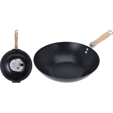 WOK ANTI-ADHSIF NOIR 30 CM