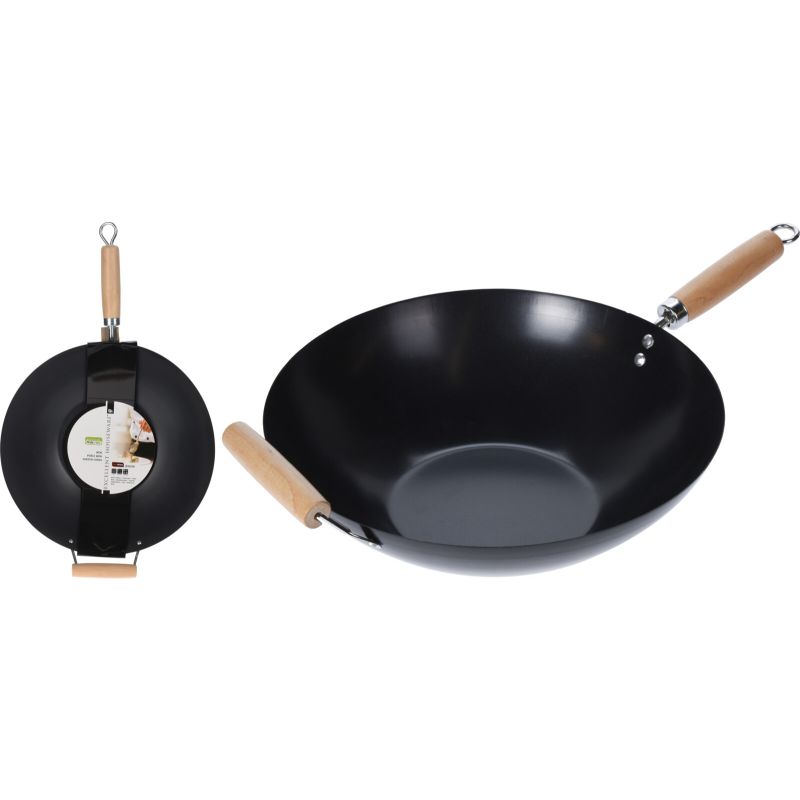 WOK ANTI-ADHSIF NOIR 35 CM WOK ANTI-ADHSIF NOIR 35 CM