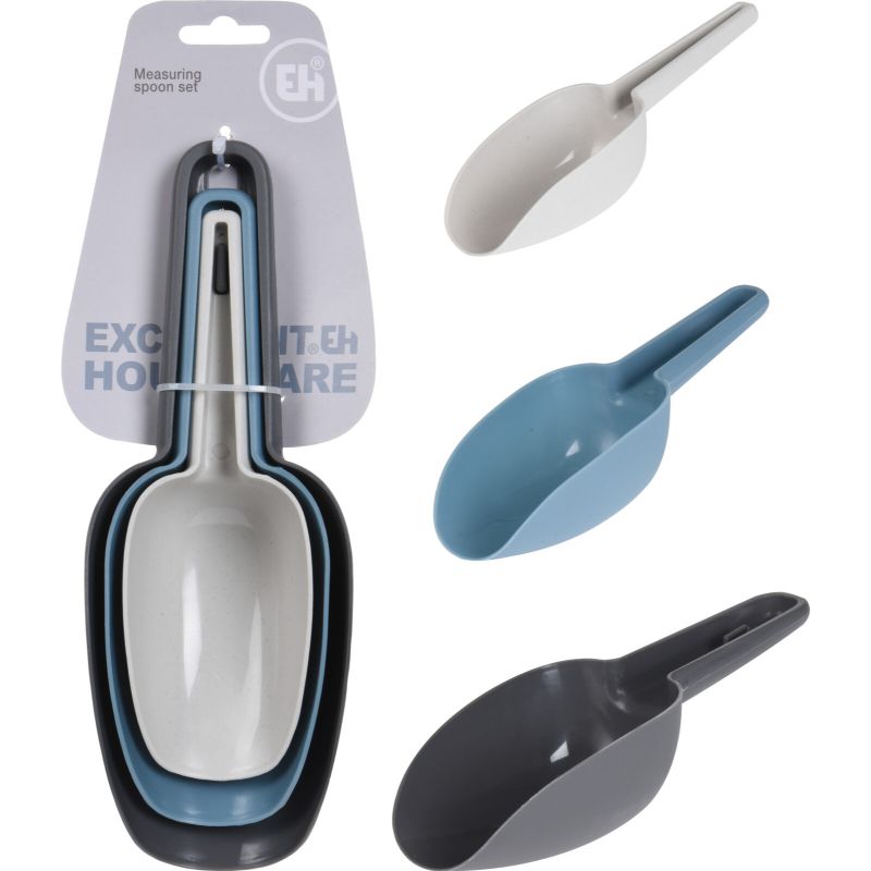 SET 3 CUILLEURES A MESURE PLASTIQUE SET 3 CUILLEURES A MESURE PLASTIQUE