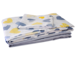 PARURE IMPRIMÉE SMALL 90X200 CM COEUR JAUNE