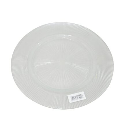 ASSIETTE DE PRESENTATION PAILLETEE RADIANT VERRE CRISTALISE 1Y33C39/V