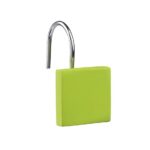 SET 12 CROCHETS RIDEAU SDB VERT LIMON L3CM  W5CM  H6CM