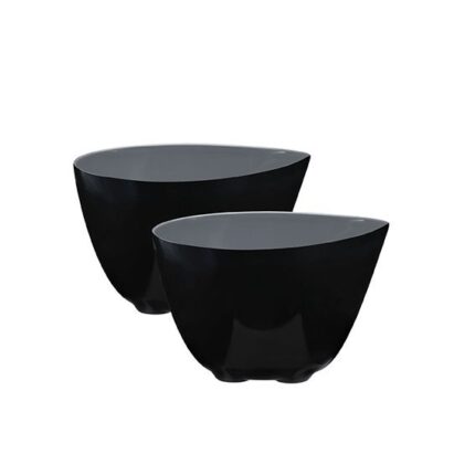 SET 2 BOLS COUPELLE MF GRIS MELAMIN 10.5CM