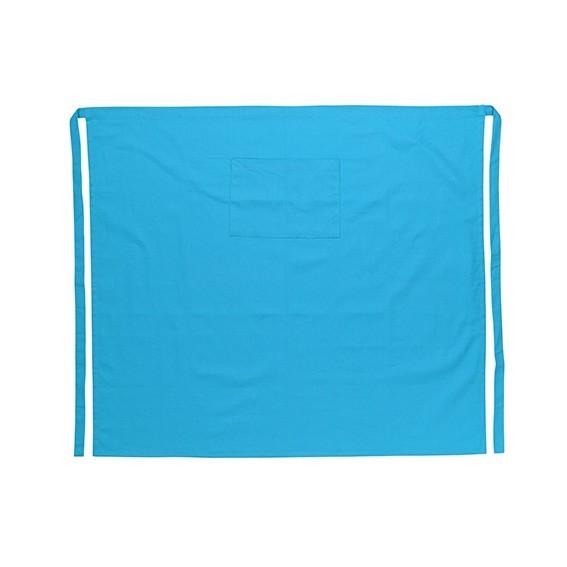 TABLIER DE CUISINE DEMI TURQUOISE100% COTTON L90 W100CM TABLIER DE CUISINE DEMI TURQUOISE100% COTTON L90 W100CM