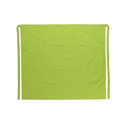 TABLIER DE CUISINE DEMI VERT CITRON 100% COTTON L90W100 CM