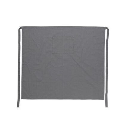 TABLIER DE CUISINE DEMI GRIS 100%  COTTON  L 90 W 100 CM