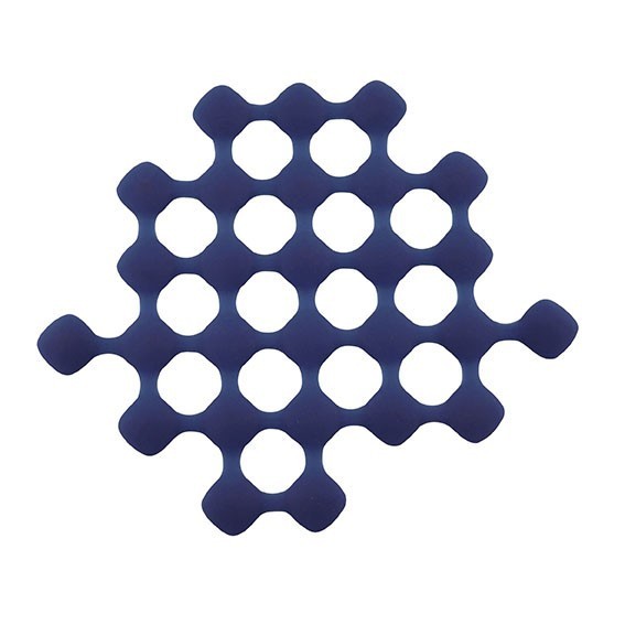 S- PLAT TRIVET SILICONE BLEU FONCE 24.5X21X1CM S- PLAT TRIVET SILICONE BLEU FONCE 24.5X21X1CM
