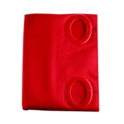 RIDEAU DOUCHE AV OEILLET ROUGE100% POLYST 205X180CM 850319 PROMO FIN17