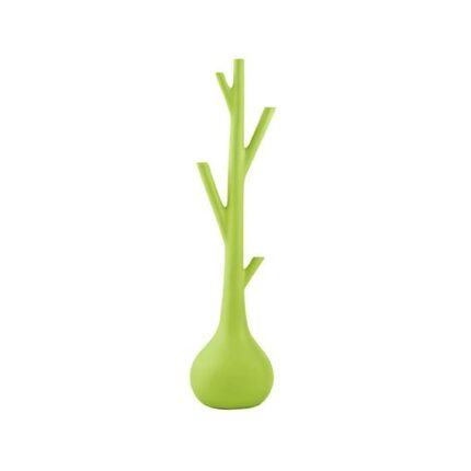 PORTE BIJOUX ARBRE SOFT TOUCH VERT CITRON D7.5 CM H 30.5 CM