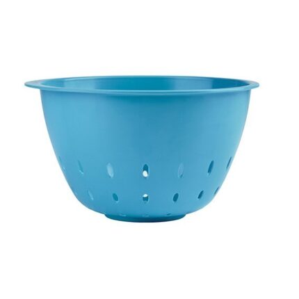 PASSOIRE EN MELAMINE TURQUOISE  D 23.0CM  .H 14.0CM