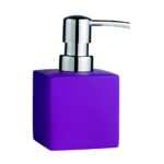 DISTRIBUTEUR SAVON CARRE SOFTTOUCH MAUVE 0.18L