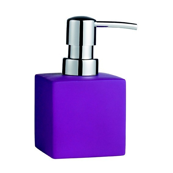 DISTRIBUTEUR SAVON CARRE SOFTTOUCH MAUVE 0.18L DISTRIBUTEUR SAVON CARRE SOFTTOUCH MAUVE 0.18L