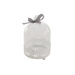 CLOCHE GATEAU EN FER FORGER ET COUVERCLE EN VERRE 8X12 CM